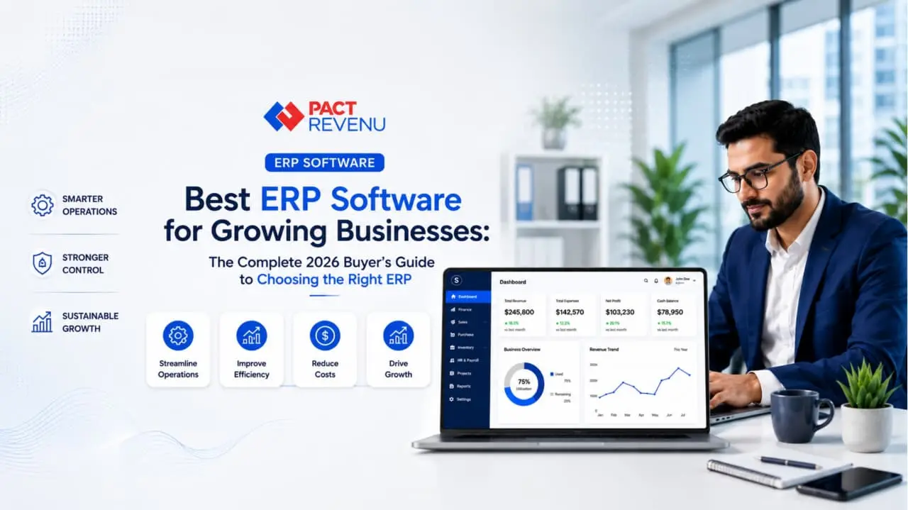 Best ERP Software for Manufacturing Businesses – PACT ERP Dashboard