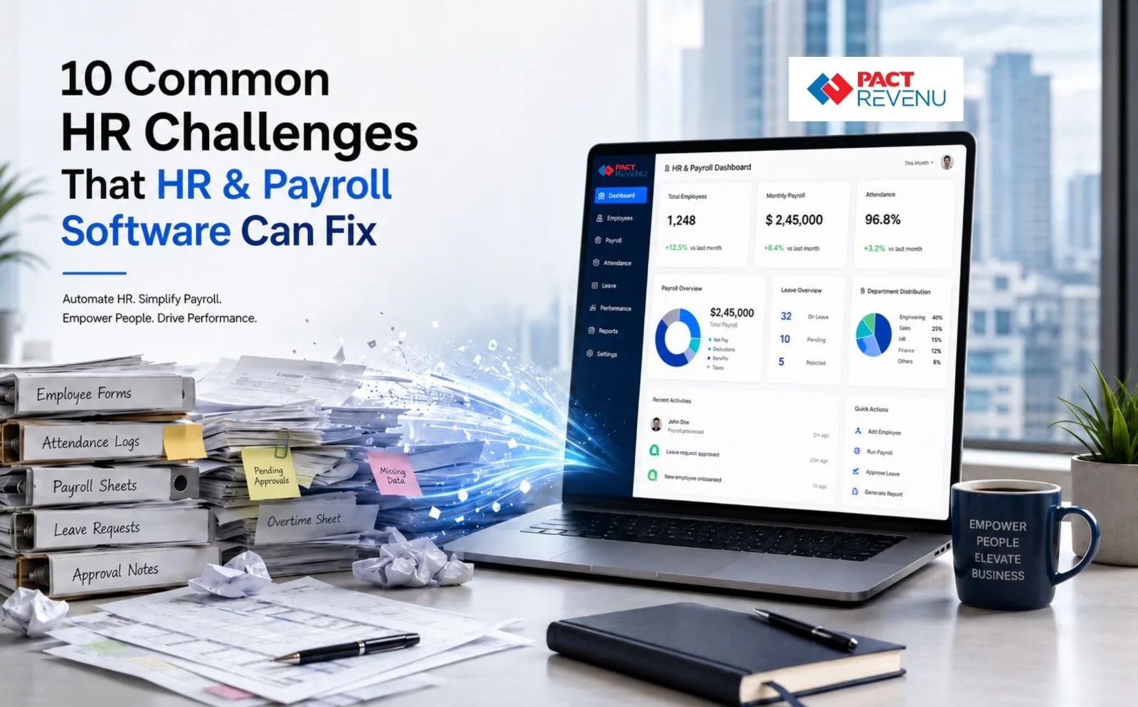10 Common HR Challenges That HR & Payroll Software Can Fix